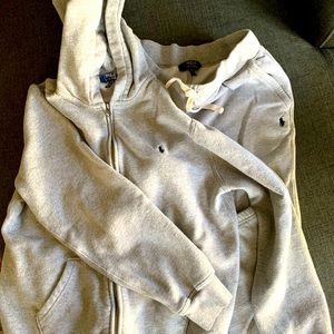 Gray polo sweatsuit